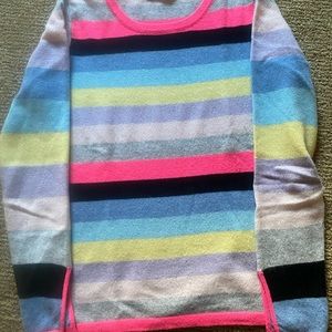 Striped cashmere sweater